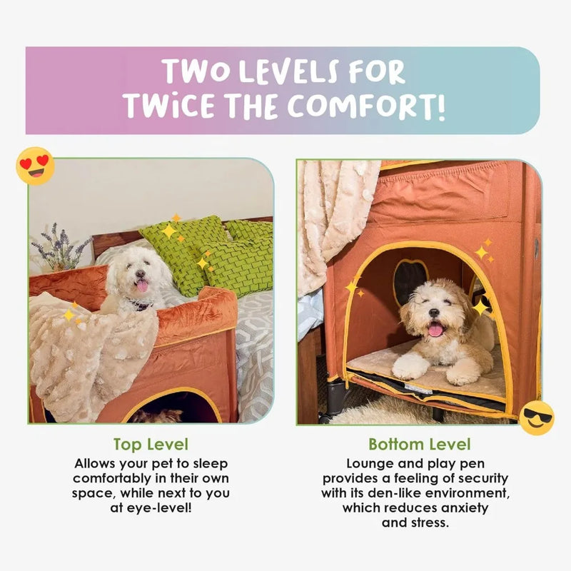 Bedside Lounge Pet Bed - Bunk Beds for Medium Pets