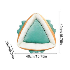 Cute Triangular Shape Pet Bed - Soft Cat & Small Dog Mat