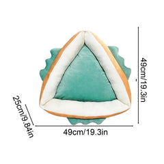 Cute Triangular Shape Pet Bed - Soft Cat & Small Dog Mat