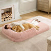 Foldable Human Dog Bed for Adults - 2 in 1 Calming Dog Bed