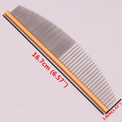 Pet Grooming Combs Aluminum Alloy Brush for Dogs & Cats