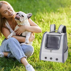 Pet Cat Carrying Bag – Portable Travel Carrier Backpack for Dogs & Cats