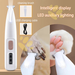 New Dog Paw Trimmer with LED Light