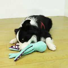 Interactive Plush Octopus Dog Toy with Sound