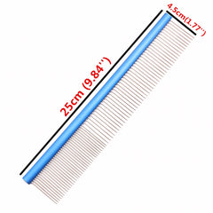 Pet Grooming Combs Aluminum Alloy Brush for Dogs & Cats