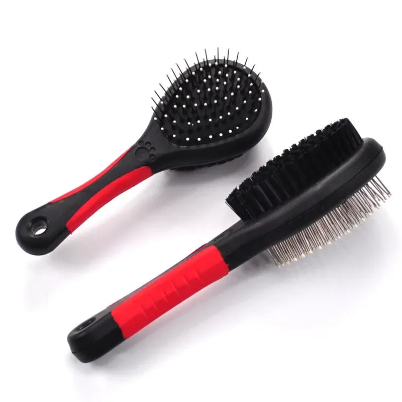 Pet Dog Needle Comb – Durable Double-Sided Bathing Brush