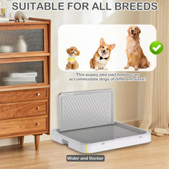 Portable Dog Potty Tray with Pee Wall