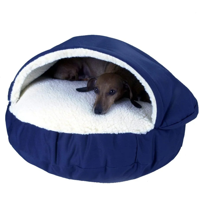 Orthopedic Cozy Cave Pet Bed - X-Large, Navy