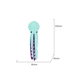 Interactive Plush Octopus Dog Toy with Sound