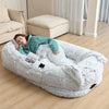 Human Dog Bed - Washable Faux Fur Orthopedic Napping Bed
