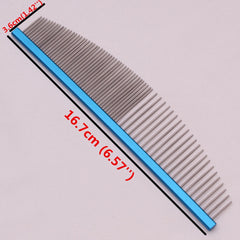 Pet Grooming Combs Aluminum Alloy Brush for Dogs & Cats