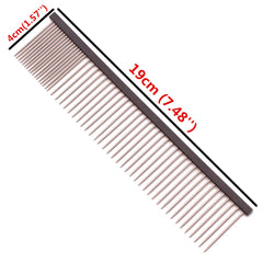 Pet Grooming Combs Aluminum Alloy Brush for Dogs & Cats