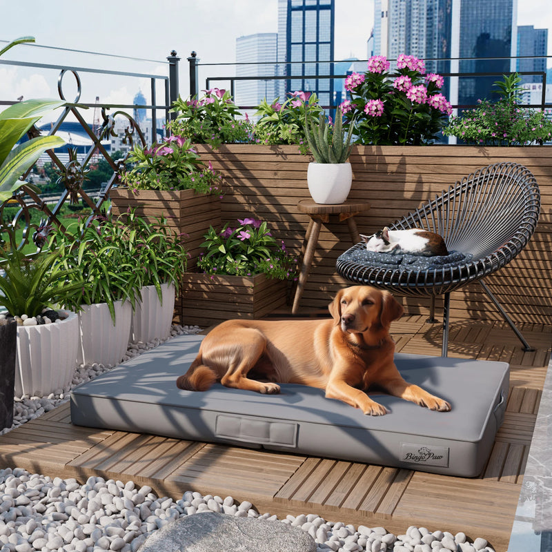 Dog Bed - 3D Microfiber Leather Cover