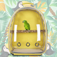 Bird Carrier Backpack with Perch