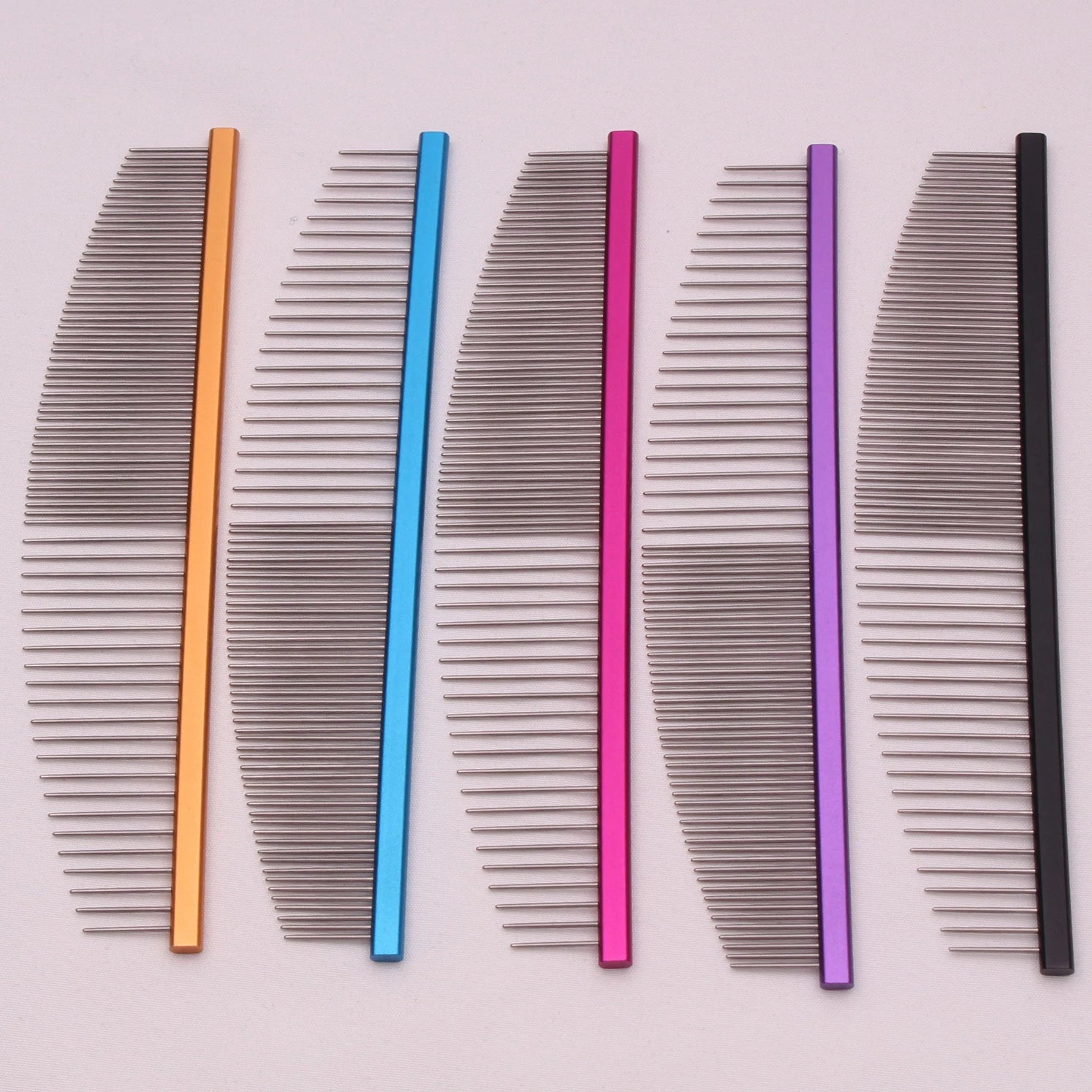 Pet Grooming Combs Aluminum Alloy Brush for Dogs & Cats