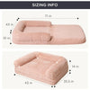 Foldable Human Dog Bed for Adults - 2 in 1 Calming Dog Bed