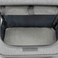 Cat Carrier Double-Compartment with Wheels