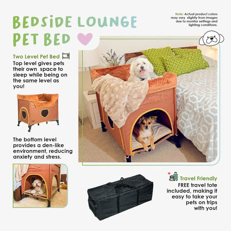 Bedside Lounge Pet Bed - Bunk Beds for Medium Pets