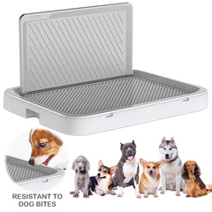 Portable Dog Potty Tray with Pee Wall