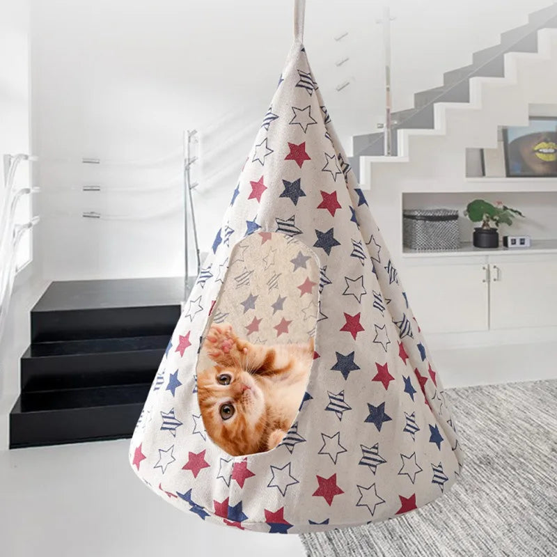 Hammock Cat Bed House Window Cushion Basket