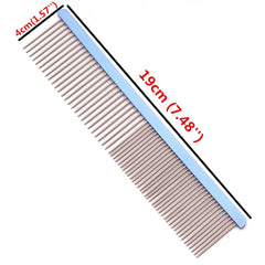 Pet Grooming Combs Aluminum Alloy Brush for Dogs & Cats