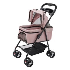 Foldable Pet Travel Bag with 4 Wheels