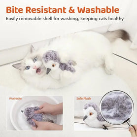 Flapping Bird Cat Toy (No Flying) – Cat Kicker with Catnip