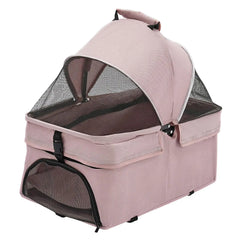 Foldable Pet Travel Bag with 4 Wheels