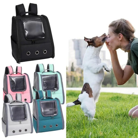 Pet Cat Carrying Bag – Portable Travel Carrier Backpack for Dogs & Cats