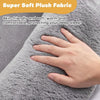Extra Large Human Dog Bed - 72"×48"×10" with Blanket & Side Pocket