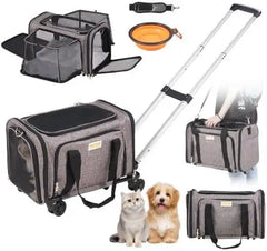 Cat Carrier with Wheels