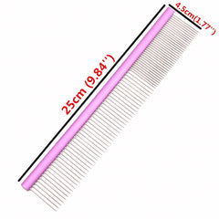 Pet Grooming Combs Aluminum Alloy Brush for Dogs & Cats