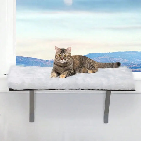 Window Installation Cat Habitat Bed - Adjustable Cat Shelf Seat