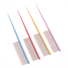 Pet Grooming Combs Aluminum Alloy Brush for Dogs & Cats