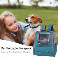 Pet Cat Carrying Bag – Portable Travel Carrier Backpack for Dogs & Cats