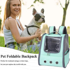 Pet Cat Carrying Bag – Portable Travel Carrier Backpack for Dogs & Cats