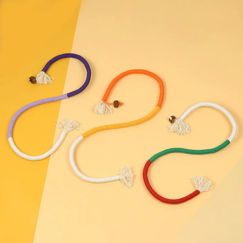 Interactive Silvervine Molar Cotton Rope Cat Teaser Toy